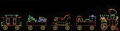 Christmas Rocking Horse Flat Car  (1261-N) - Image 4